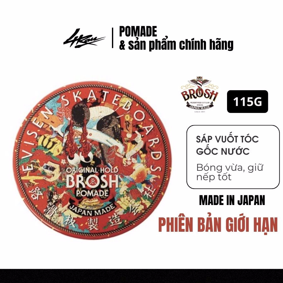 Sáp Tóc Brosh x EVISEN SKATEBOARDS ORIGINAL POMADE