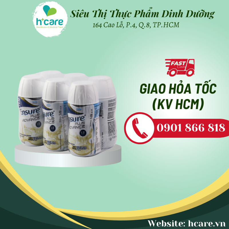 Sữa pha sẵn Abbott Ensure Plus Advance  220ml - Dinh dưỡng vàng cho người suy dinh dưỡng, suy mòn cơ