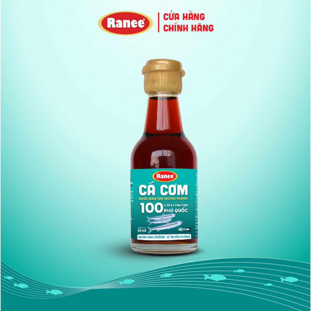 Nước mắm dinh dưỡng Ranee cá cơm 40N chai 60ml