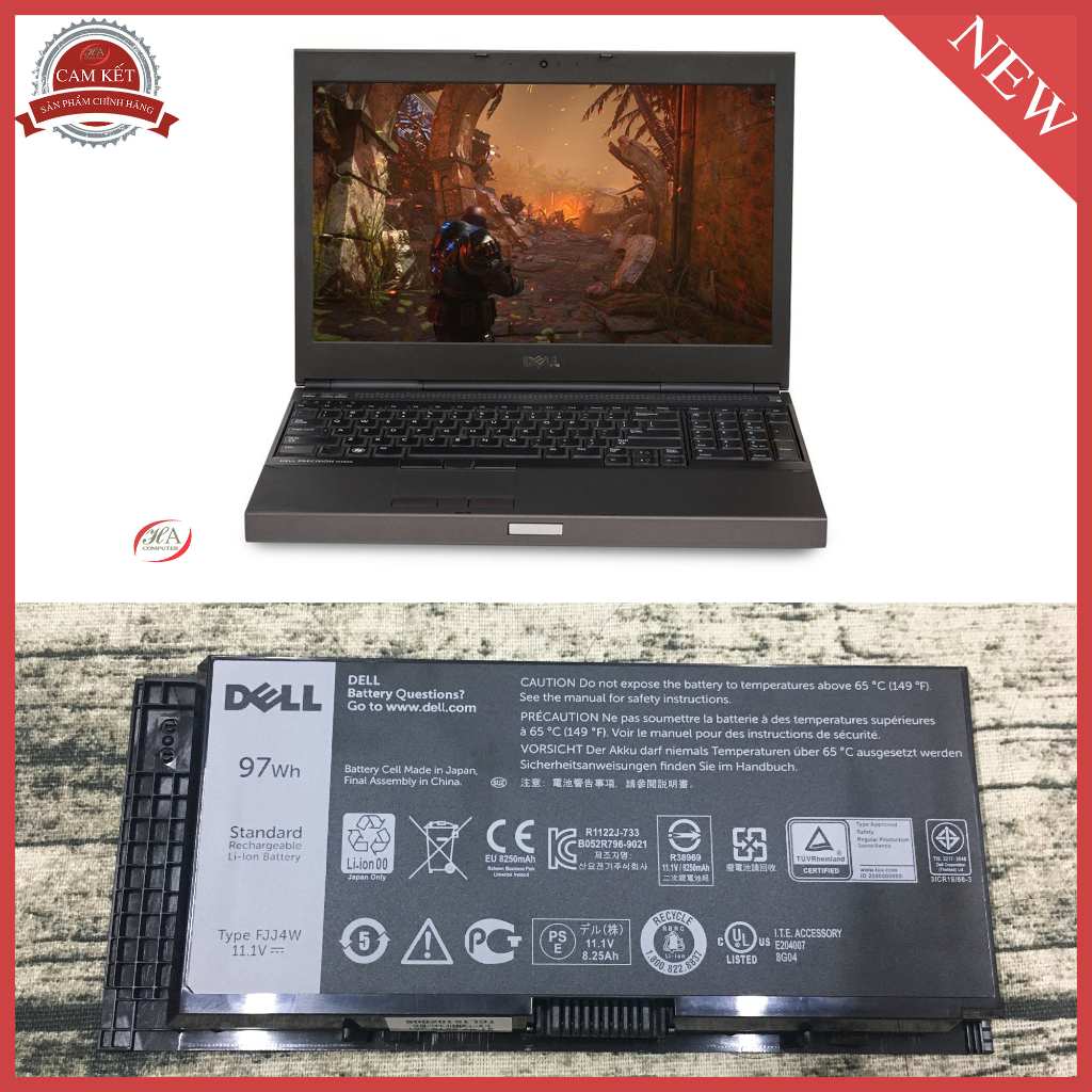 Pin Sạc dell Precision M4800