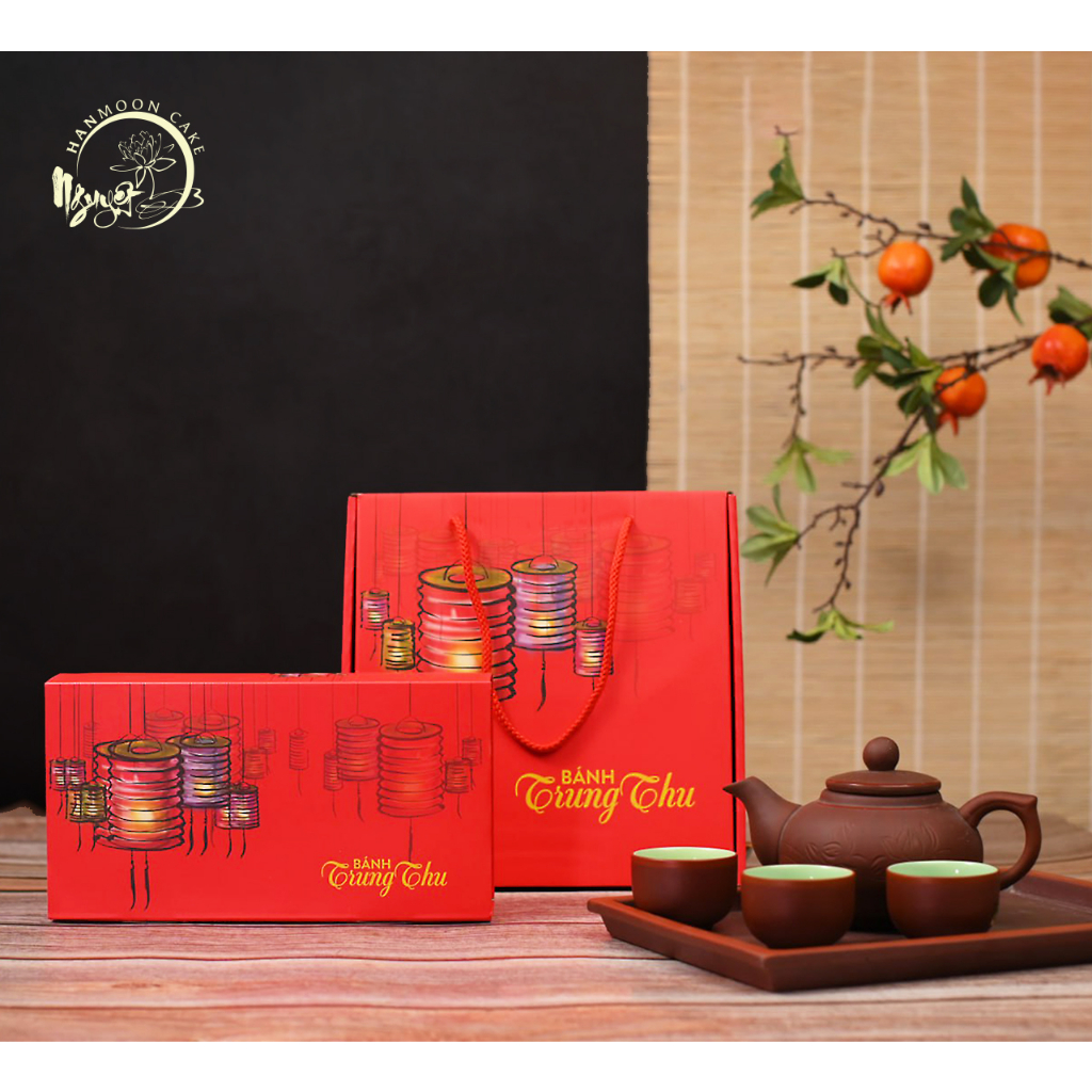 Bánh Trung Thu Truyền Thống HAN MOONCAKE Bánh Nhiều Hương Vị Độc Đáo 200gr/150gr