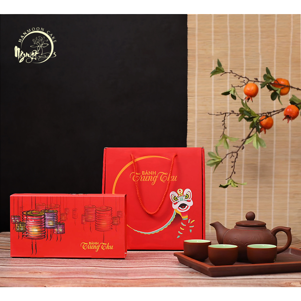 Bánh Trung Thu Truyền Thống HAN MOONCAKE Bánh Nhiều Hương Vị Độc Đáo 200gr/150gr