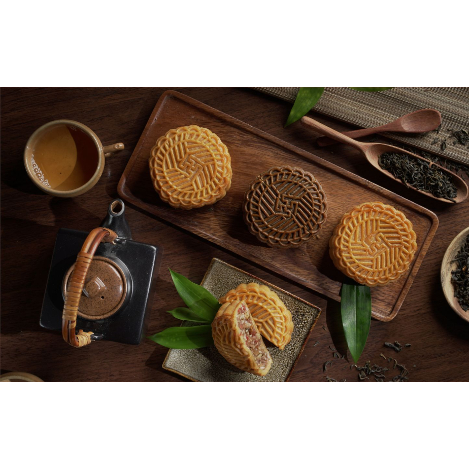 Bánh Trung Thu Truyền Thống HAN MOONCAKE Bánh Nhiều Hương Vị Độc Đáo 200gr/150gr