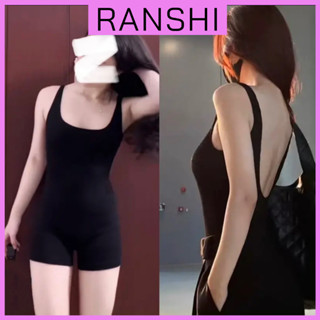 Jumpsuit Hai Dây Hở Lưng RANSHI SẴN ĐỆM NGỰC Ôm Sát Body Áo Liền Quần Chất Thun Tăm Lạnh Thoáng Mát Siêu Xinh