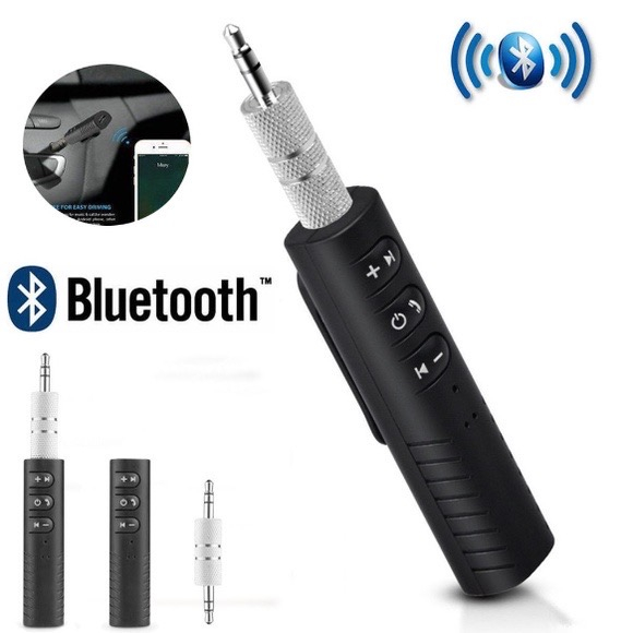 Bộ Thu Tín Hiệu Âm Thanh Không Dây Kết Nối Bluetooth 3.5mm AUX Cho Xe Hơi ( Loại xịn)