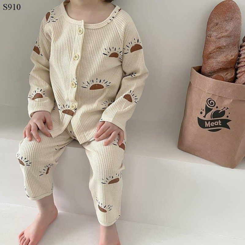 Set bộ tổ ong hoạ tiết siêu xinh cho bé gái có 6 màu