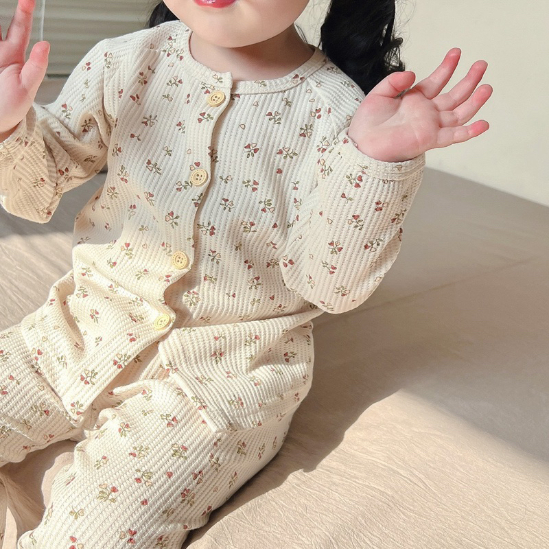 Set bộ tổ ong hoạ tiết siêu xinh cho bé gái có 6 màu