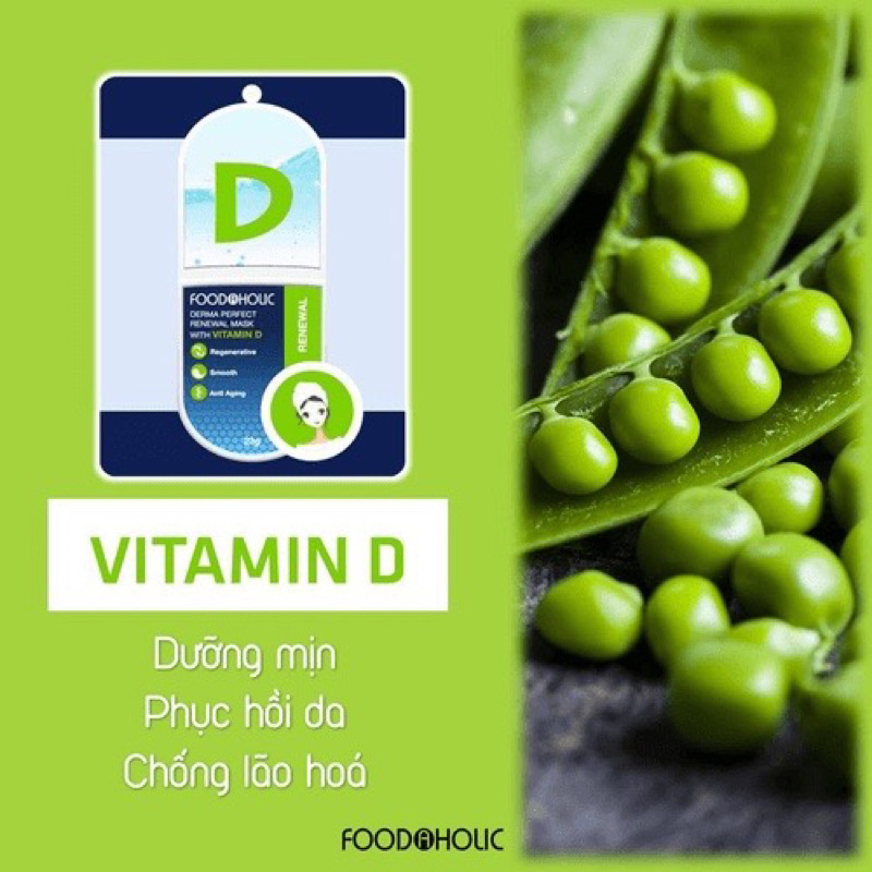 Mặt Nạ Foodaholic Vitamin 23g Mẫu Mới