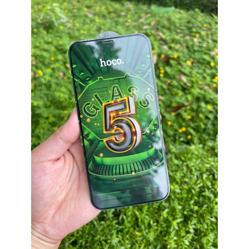 Kính cường lực IP full màn Hoco G12 cao cấp ipX/11/12/13/14/15series tặng kèm bộ giấy lau