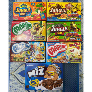  COMBO 20 HỘP BÁNH CÁ MARINE JUNGLE BOY MIX ĐỦ VỊ BỔ SUNG CANXI HỘP 35 GRAM   DATE MỚI   