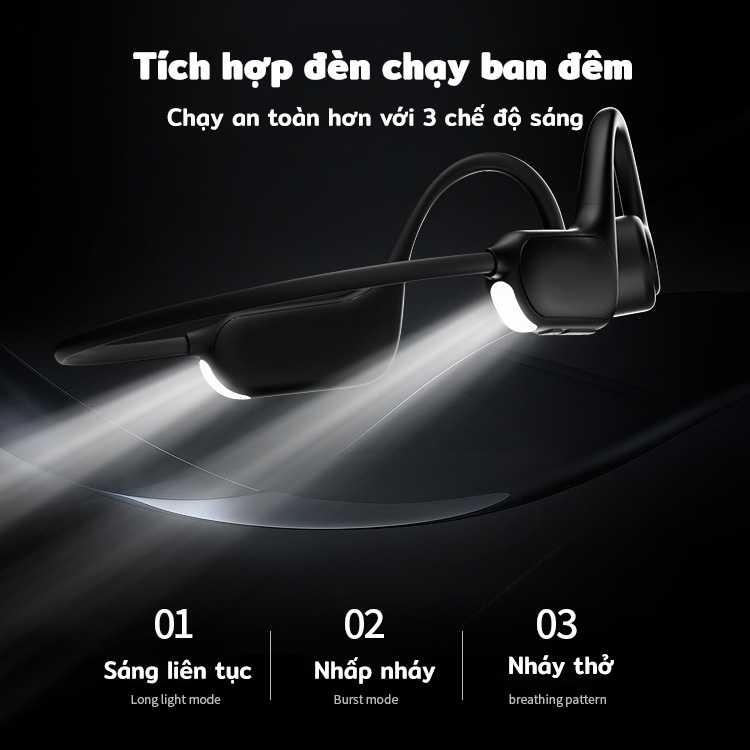 Tai nghe truyền xương tích hợp đèn chạy bộ P8s 32Gb