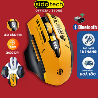 Chuột gaming không dây bluetooth sạc pin Sidotech Inphic P6W cho game thủ chơi game chuyên nghiệp kết nối Wireless 2.4G