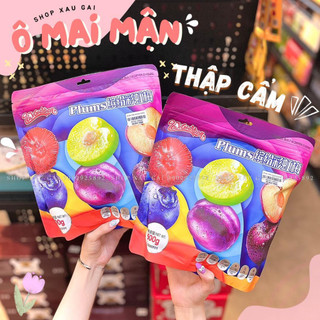 Ô mai mận mix 6 vị plums gói 500g