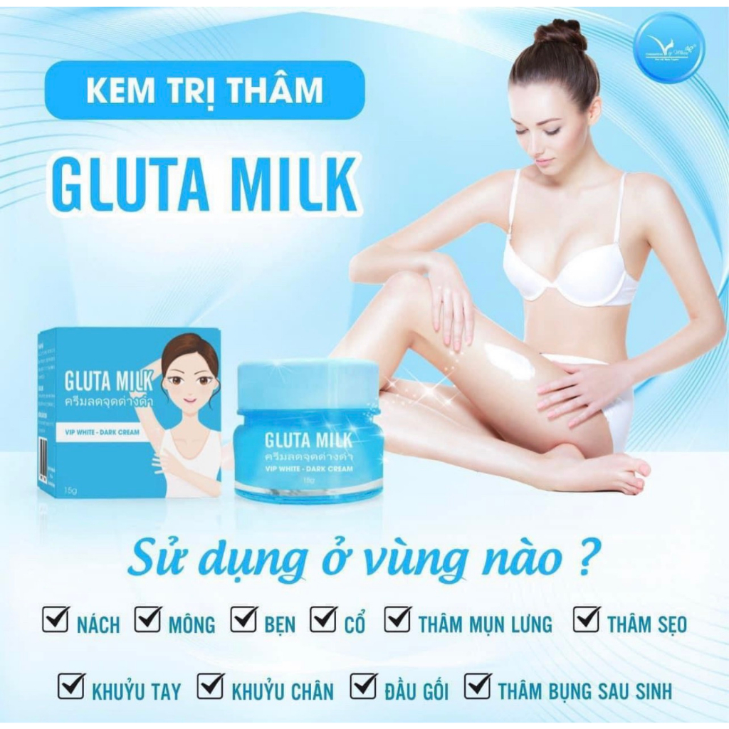 Kem Thâm nách Gluta Milk Thái Lan Mua 1 Được 2 Chính Hãng