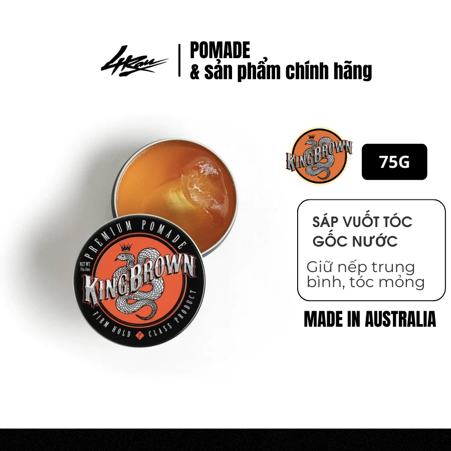 Sáp vuốt tóc King Brown Gel Pomade