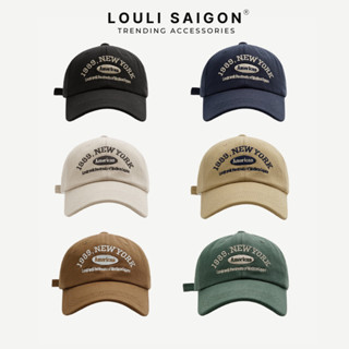 Mũ lưỡi trai 1989 NEW YORK chất liệu vải kaki cao cấp, form mềm, phong cách nón kết thời trang M07