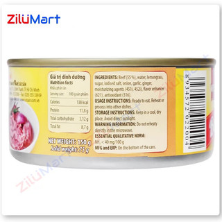 Bò hầm Vissan hộp 150g