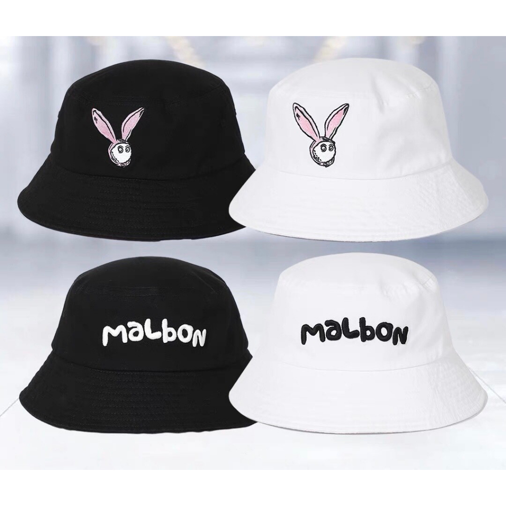 Mũ/Nón Golf chống nắng vành tròn, chất vải cao cấp có dây nút thắt tiện lợi Malbon Hàn Quốc