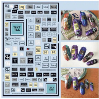Sticker Nail Noel -Lá Trang Trí Nails