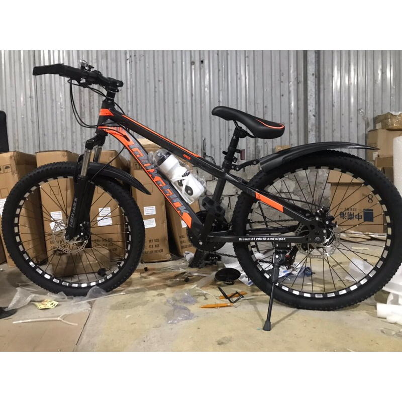 Xe đạp thể thao laux jack phản quang, Xe đạp ngoài trời Laux Jack có giảm sốc,  bánh 24inh, 26inch , 21 tốc độ