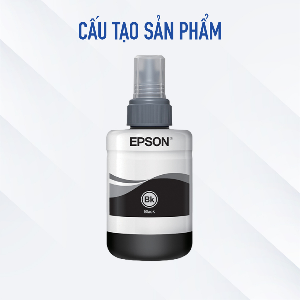 Mực In Epson T774 Black Ink Bottle Màu In Bền Bỉ