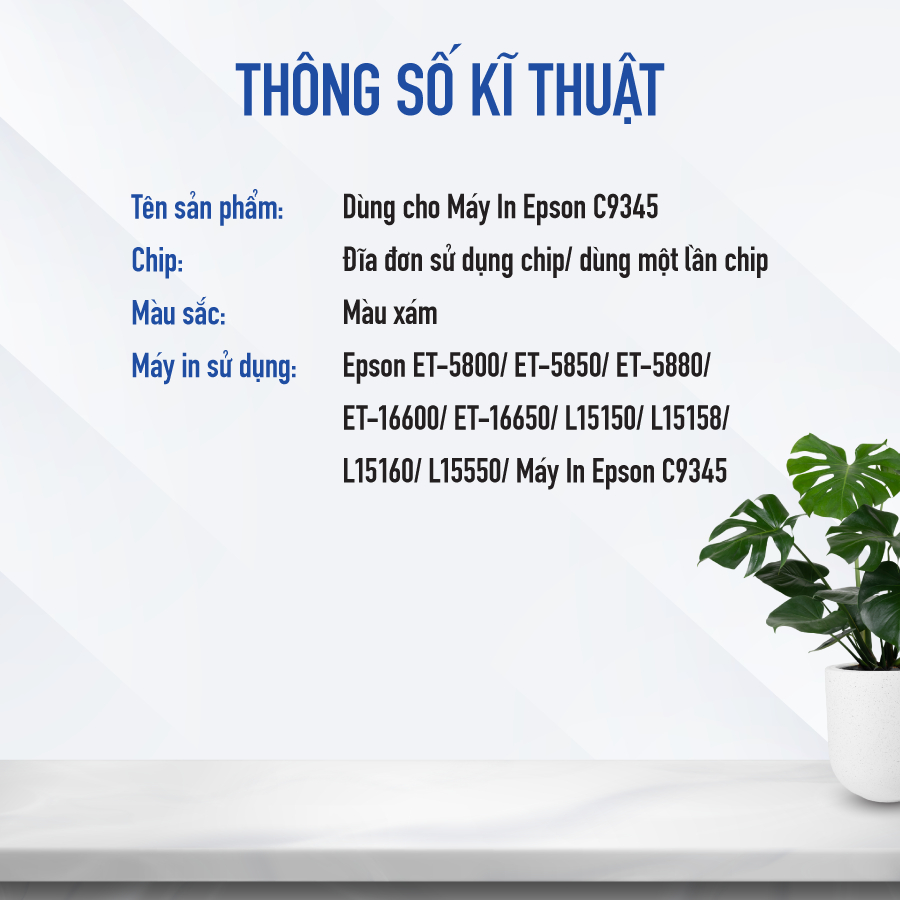 Hộp Mực Thải C9345 Cho Máy Epson L8050/L18050/L15150/L15160/L15180/L6550/L6580/M15140/M15180