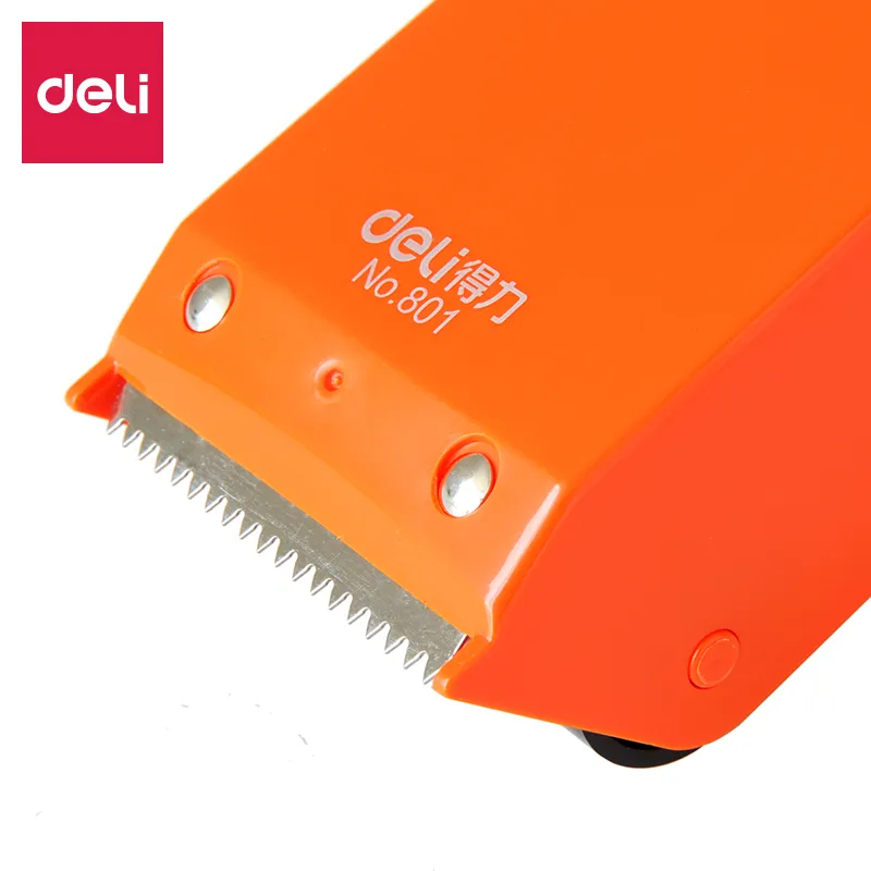 Cắt băng keo nhựa cầm tay 5cm DELI 801 - Đồ cắt băng keo DELI 801 tay cầm nhựa 5F