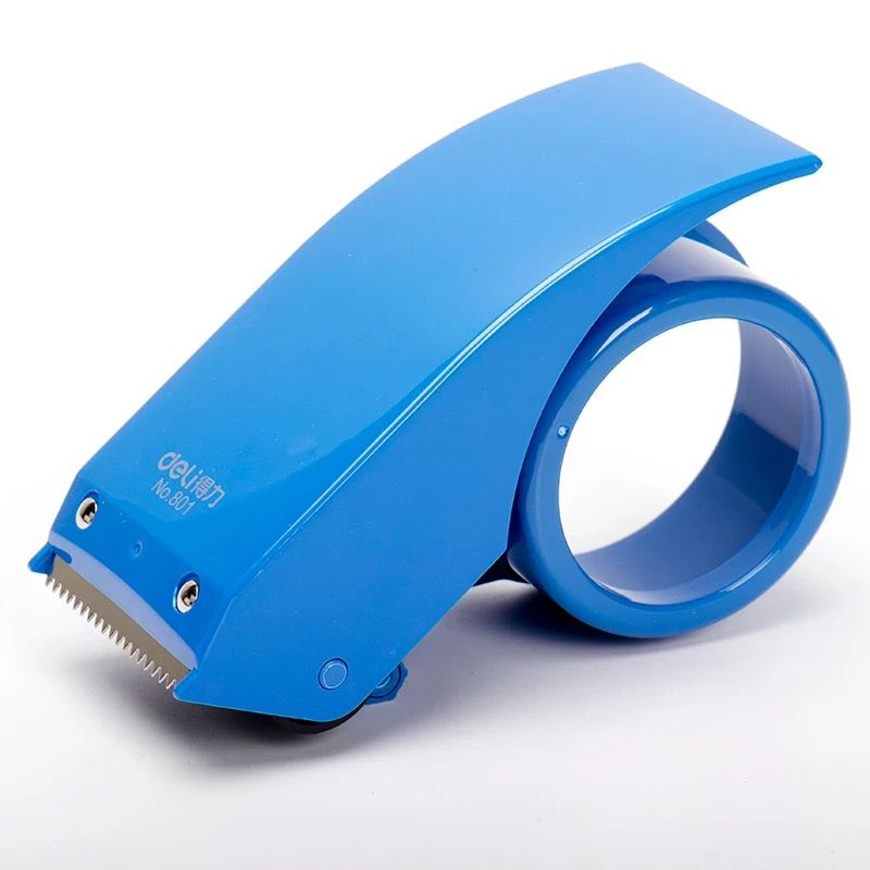 Cắt băng keo nhựa cầm tay 5cm DELI 801 - Đồ cắt băng keo DELI 801 tay cầm nhựa 5F