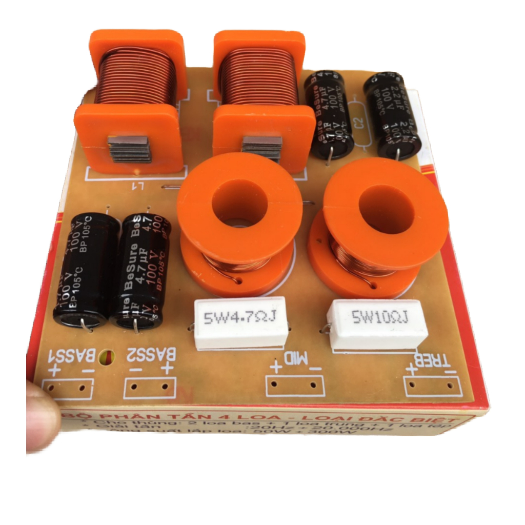 MẠCH PHÂN TẦN 4 LOA CAO CẤP 2 BASS 1 MID 1 TÉP - GIÁ 1 CÁI
