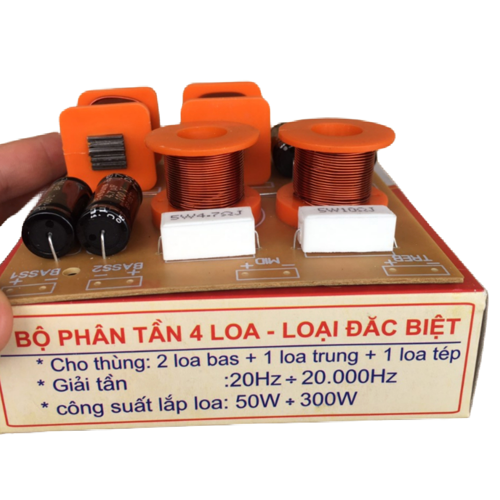 MẠCH PHÂN TẦN 4 LOA CAO CẤP 2 BASS 1 MID 1 TÉP - GIÁ 1 CÁI