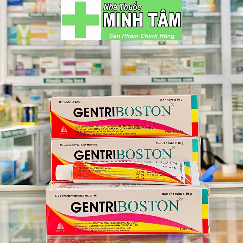 Kem bôi ngoài da Gentriboston tuýp 10g