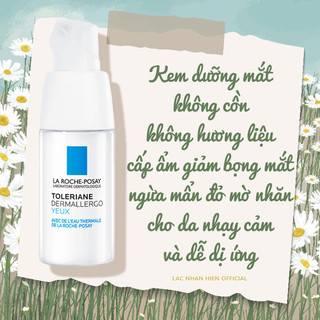 [Auth Pháp] KEM MẮT DƯỠNG ẨM GIẢM BỌNG MẮT CHỐNG DỊ ỨNG LA ROCHE-POSAY TOLERIANE DERMALLERGO EYES CHO DA NHẠY CẢM