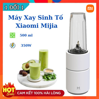 Máy xay sinh tố mijia mjllj01pl xiaomi chính hãng - dung tích 500ml - đầu dao 6 lưỡi thép không gỉ 304 sắc bén