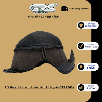 Lót thay thế cho mũ bảo hiểm kính giấu GRS A966K - lót chính hãng