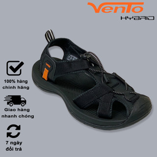 Sandal Vento Bít Mũi NV7606 Đen Full