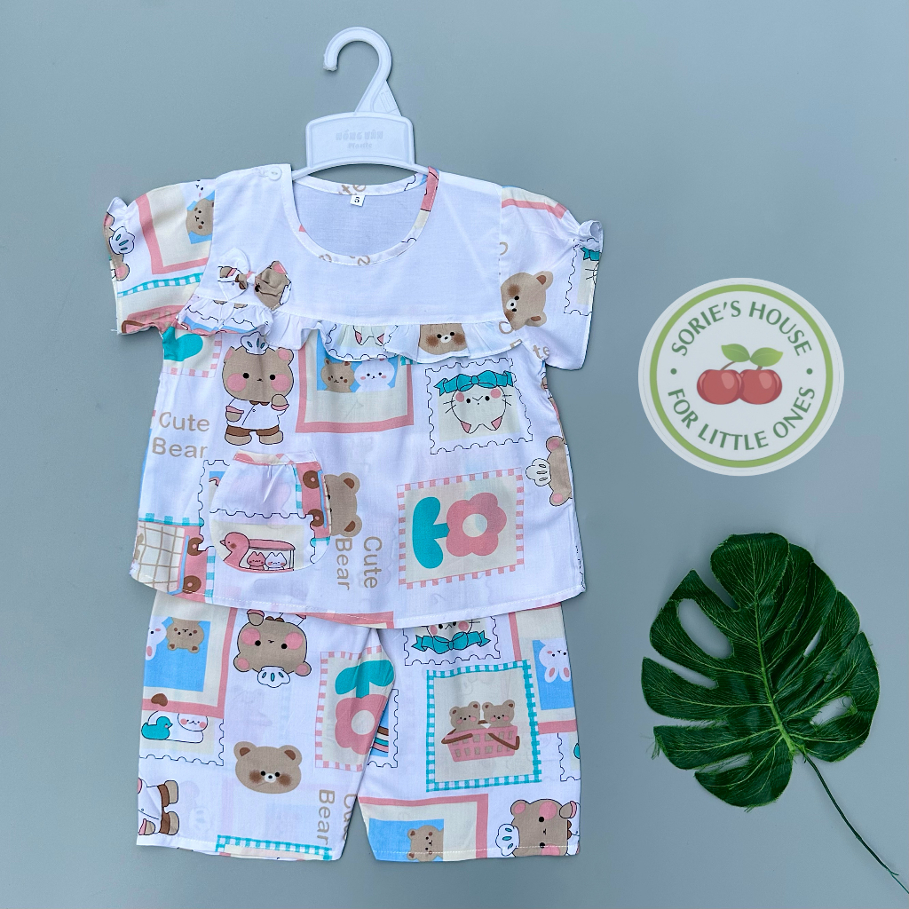 Bộ tole lanh LỬNG bé gái