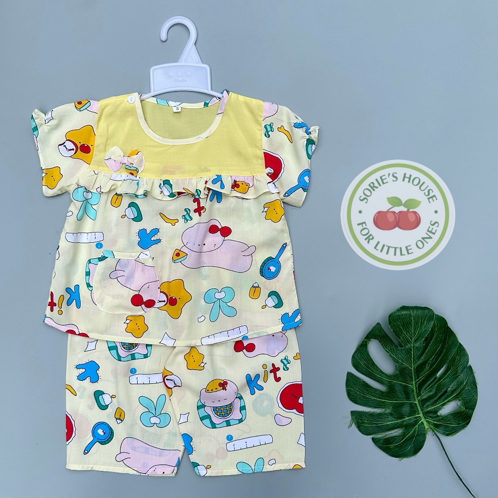 Bộ tole lanh LỬNG bé gái