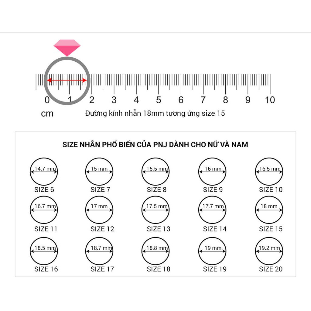 Nhẫn Bạc đính đá Sythentic PNJSilver ZTXMK000055