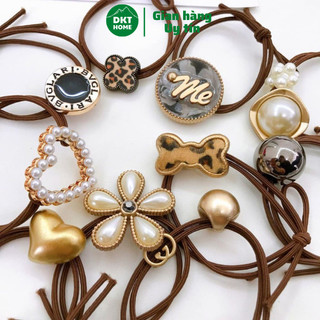 Dây buộc tóc 💚freeship💚 thun cột tóc nữ nhiều hình dễ thương phong cách hàn quốc co dãn thời trang