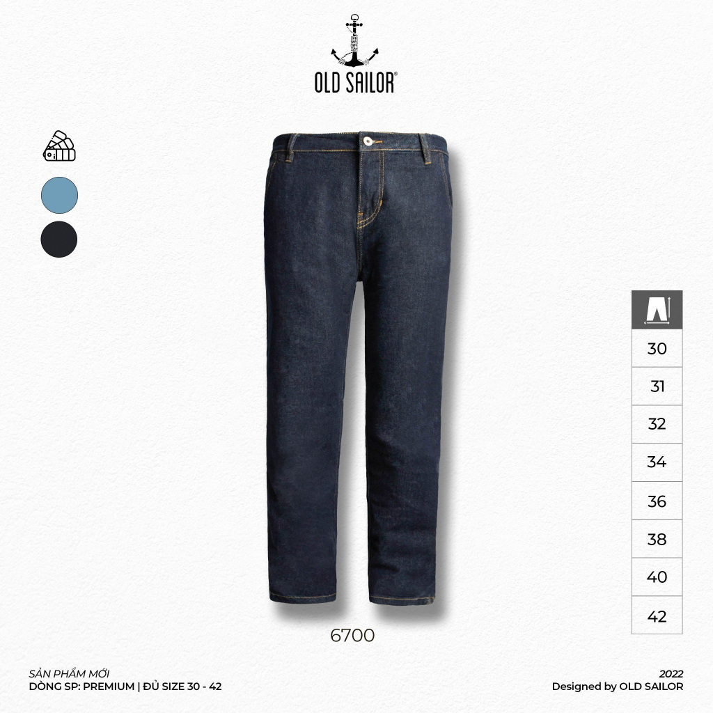 Quần Jeans Premium Straight - Big Size Upto 5XL