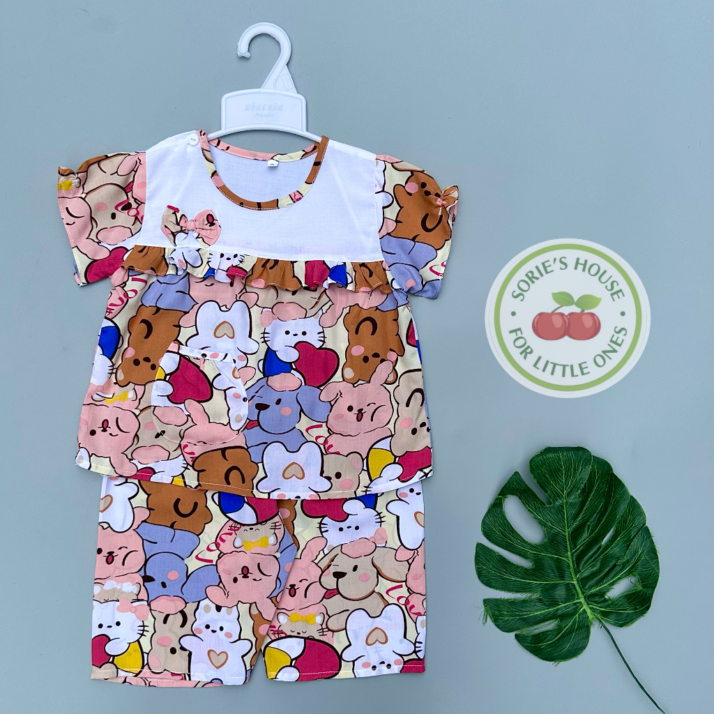 Bộ tole lanh LỬNG bé gái