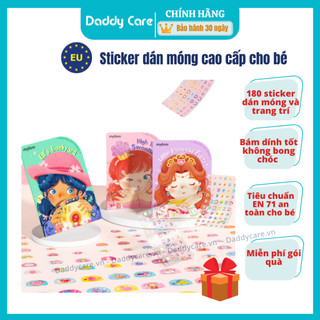Sticker dán móng tay cho bé Nail stickers Mideer 2 mẫu miếng dán móng tay giả cho bé gái