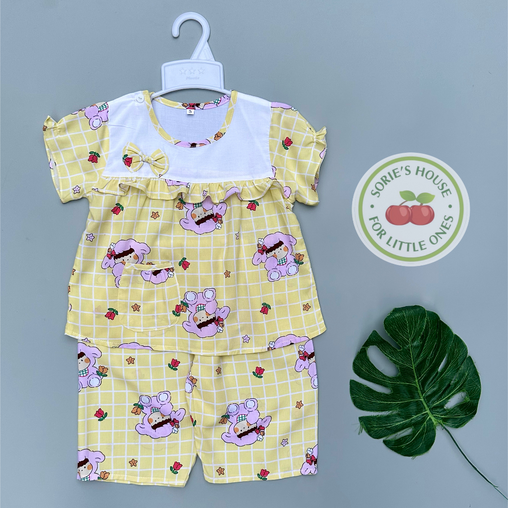 Bộ tole lanh LỬNG bé gái