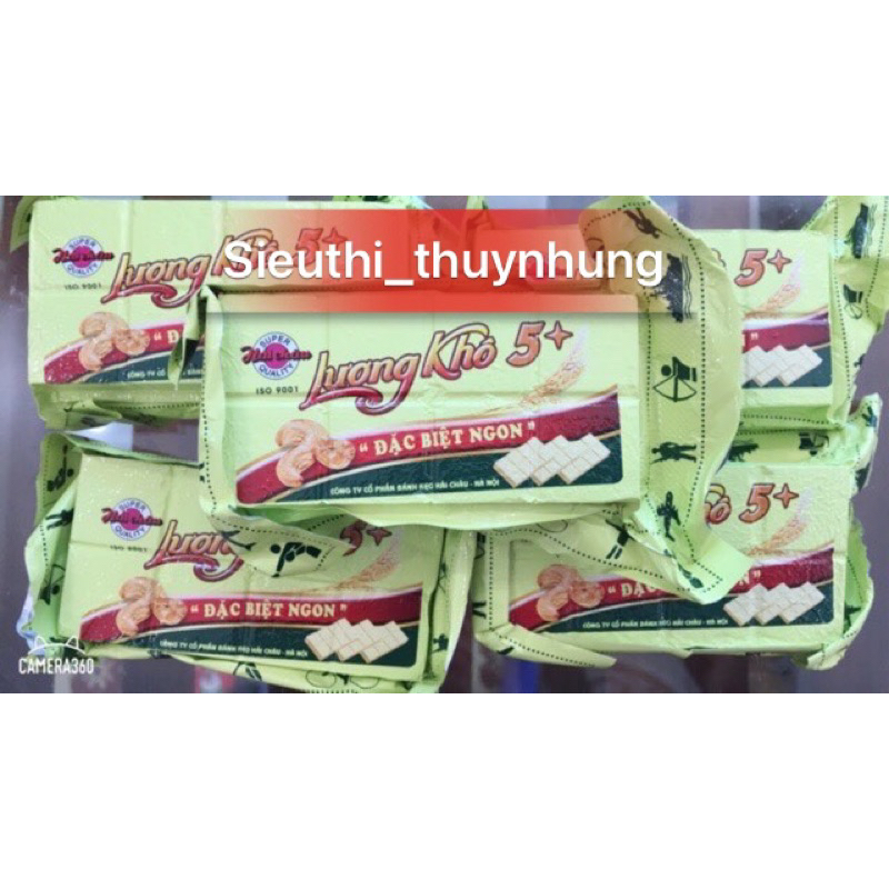 Hộp 10 Lương Khô 5+ Hải Châu Gói 70g