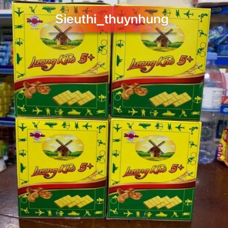 Hộp 10 Lương Khô 5+ Hải Châu Gói 70g