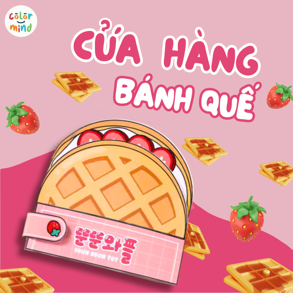 Đồ Chơi Sticker - Hình Dán Sticker - Cửa hàng bánh quế - Cửa hàng Gà Rán - Nhà hàng Hàn Quốc - Ngôi nhà của Kuromi