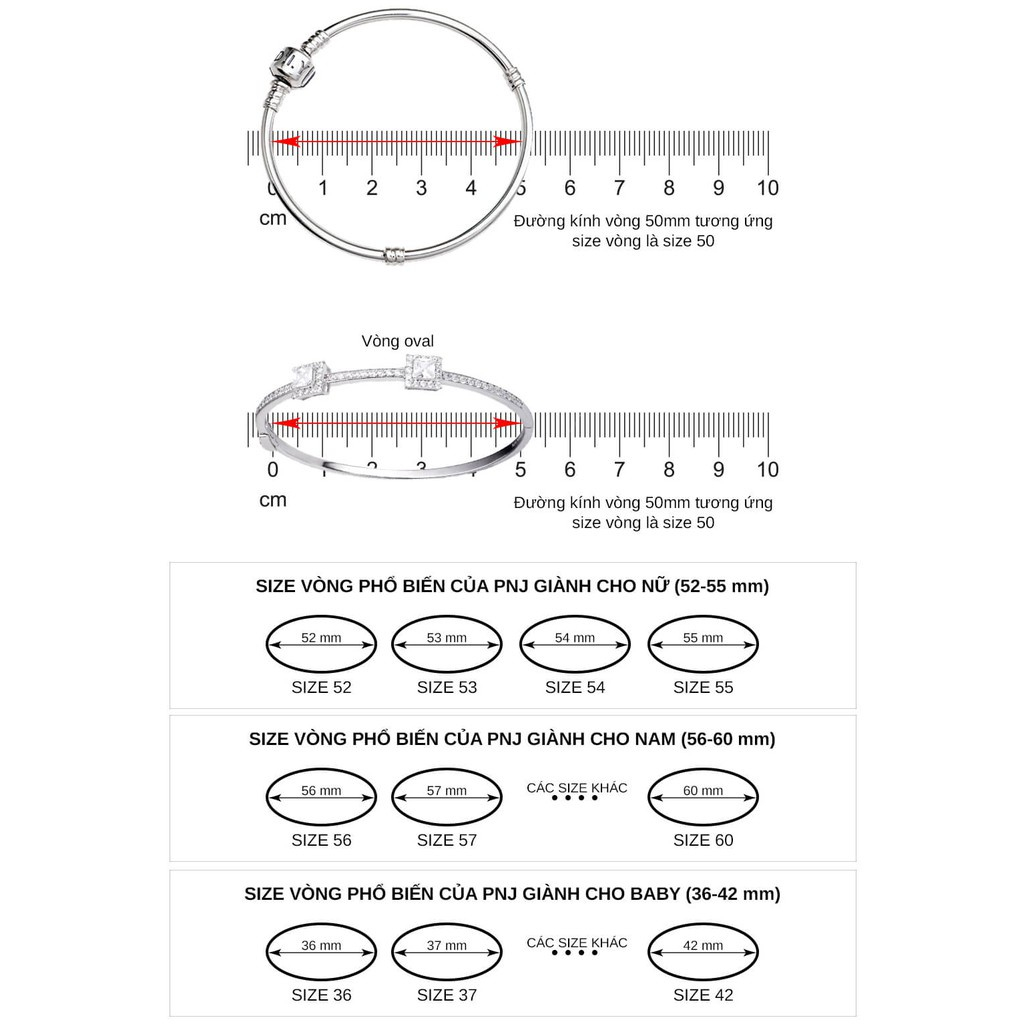 Vòng tay Bạc đính đá CZ PNJSilver XMXMK060002