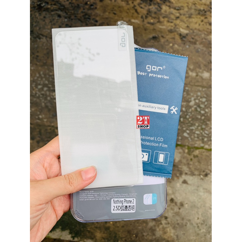 KÍNH CƯỜNG LỰC GOR NOTHING PHONE 2 FULL MÀN HÌNH