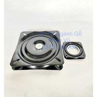 Mâm xoay ghế 360 độ, ghế giám đốc, mâm xoay mini, mâm xoay livesteam - 16cm*16cm - 7cm*7cm - Ngành Gỗ