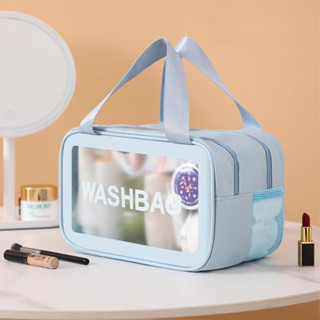  Túi Đựng Mỹ Phẩm WASHBAG Túi giặt ngăn khô ướt riêng biệt  Đồ Trang Điểm Du Lịch Túi lưu trữ Túi giặt 
